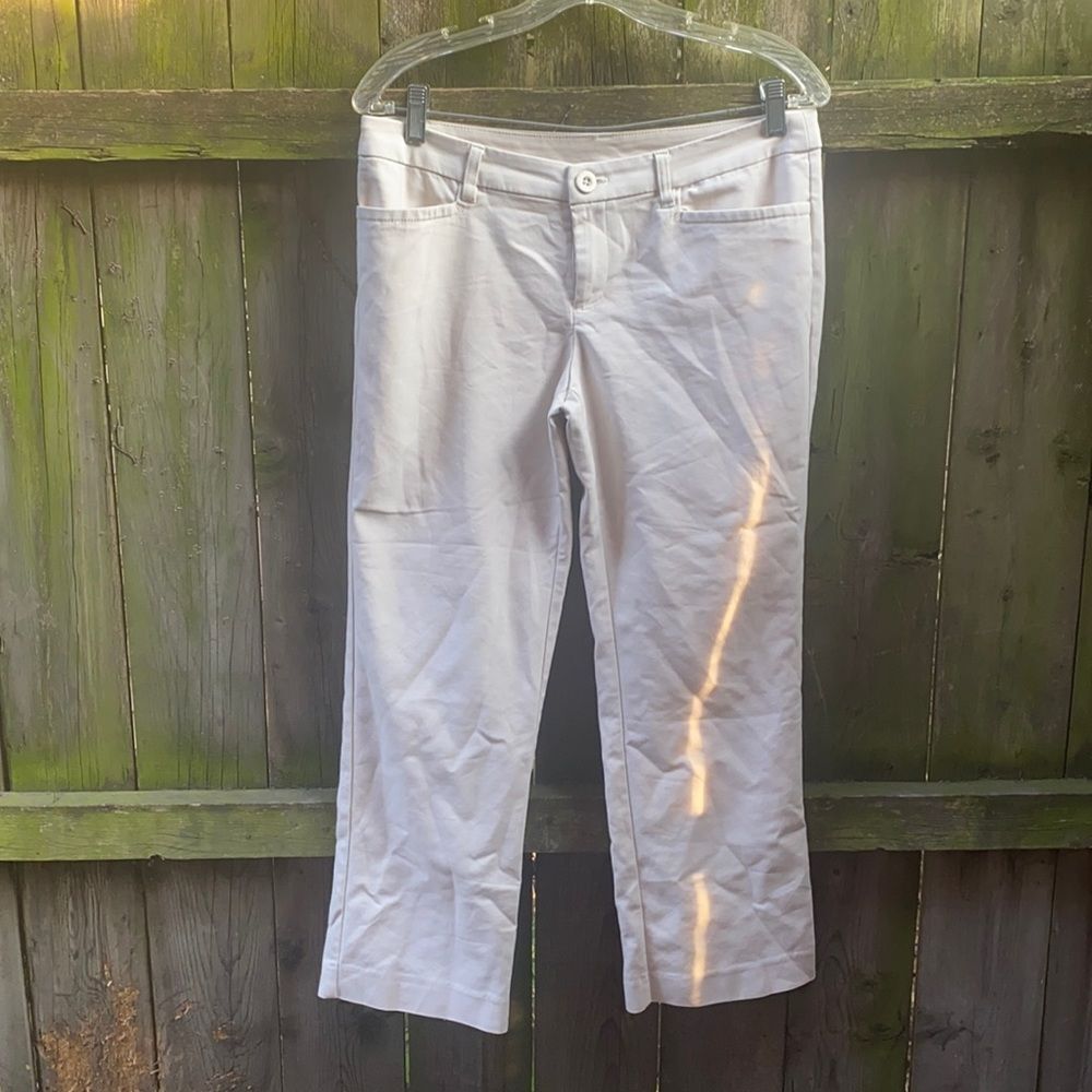 Christopher & Banks tan capris sz. 6 petite